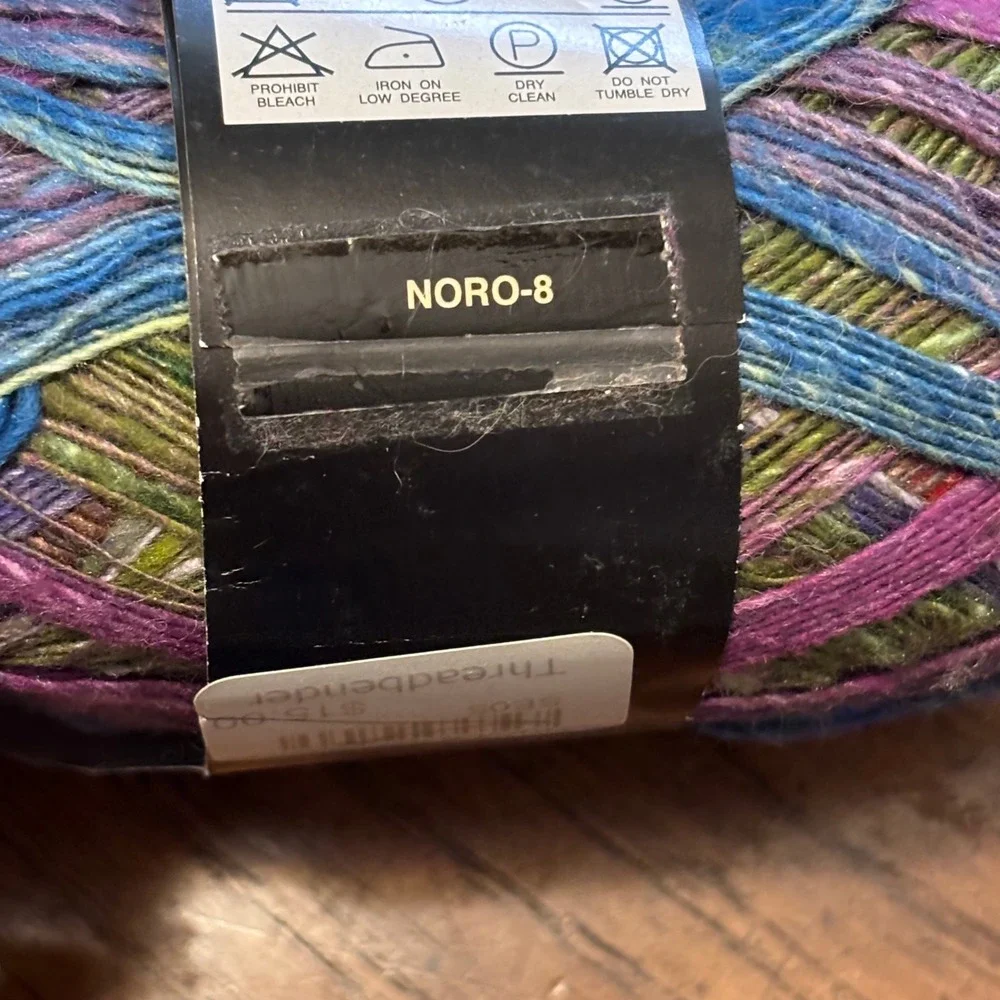 Noro Sekku‎ Yarn Lot 2 Skeins Cotton Wool Silk Lace Weight Made in Japan Multi
